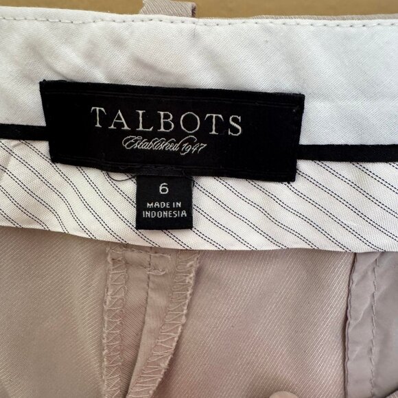 Talbots dress slacks, tan, size 6 - Picture 7 of 9